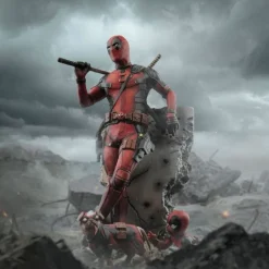 Iron Studios Superhéroes Marvel|Coleccionismo Marvel^Estatua Deadpool 3 Art Scale 1/10 Marvel 21 cm