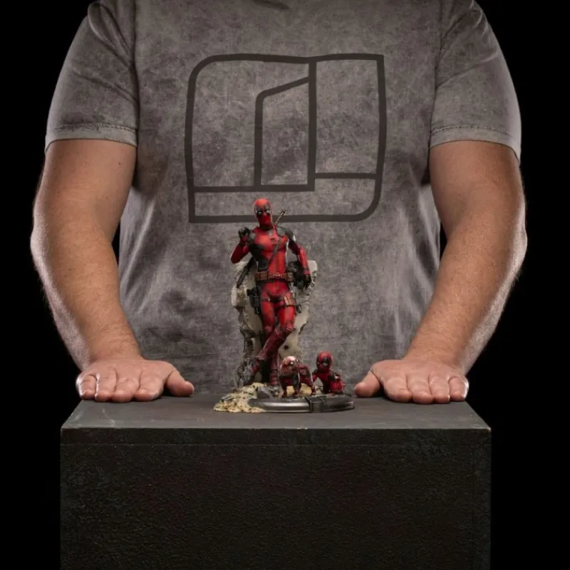 Iron Studios Superhéroes Marvel|Coleccionismo Marvel^Estatua Deadpool 3 Art Scale 1/10 Marvel 21 cm