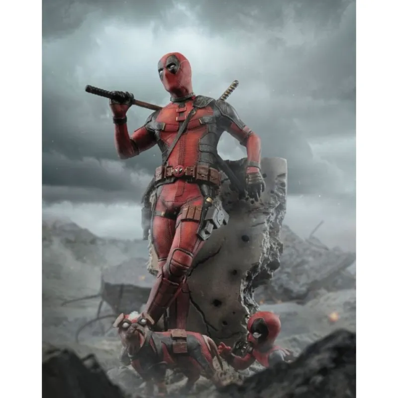 Iron Studios Superhéroes Marvel|Coleccionismo Marvel^Estatua Deadpool 3 Art Scale 1/10 Marvel 21 cm