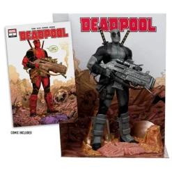 Clearance Estatua Deadpool Grey Suit Chase 1/6 27 cm Superhéroes Marvel|Coleccionismo Marvel