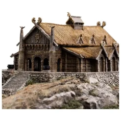 Weta Workshop Figuras El Señor De Los Anillos ^Estatua El Señor de los Anillos The Golden Hall of Edoras 9 cm