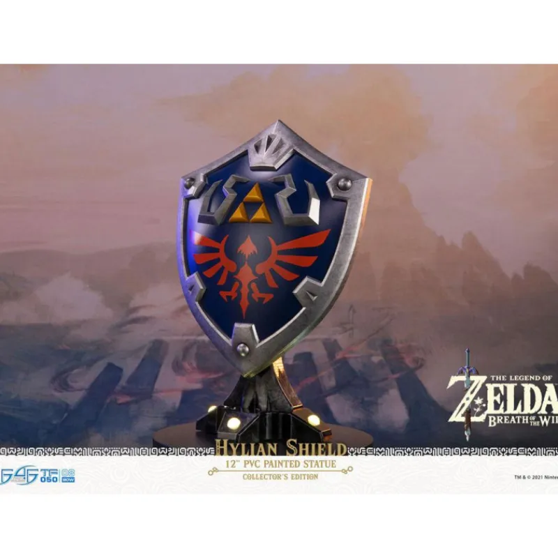 First 4 Figures Regalos Y Coleccionismo Para Gamers - Cosas De Videojuegos Míticos|Descuentos Gaming^Estatua Escudo Hyliano Zelda 29 cm Collector's Edition Zelda