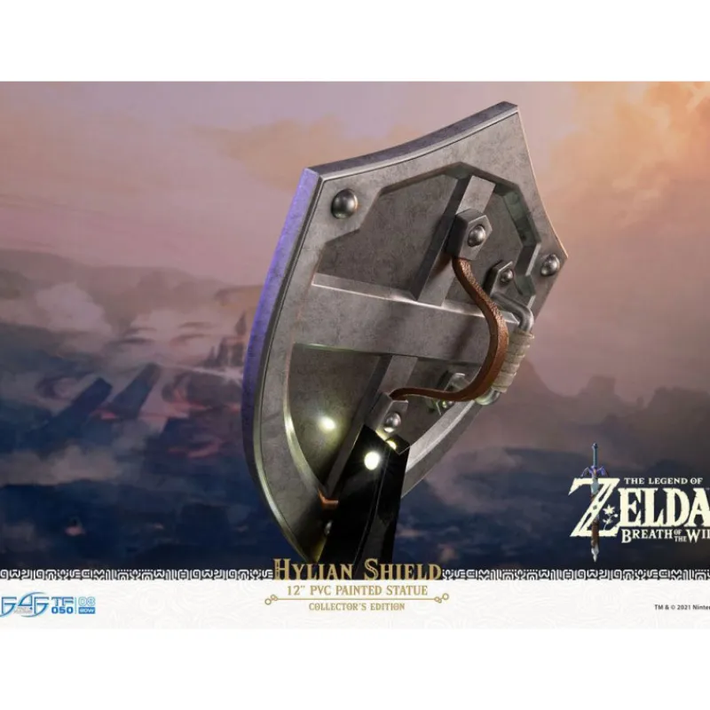 First 4 Figures Regalos Y Coleccionismo Para Gamers - Cosas De Videojuegos Míticos|Descuentos Gaming^Estatua Escudo Hyliano Zelda 29 cm Collector's Edition Zelda