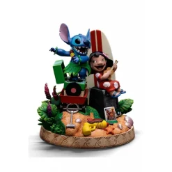 Outlet Estatua Lilo & Stitch 1/10 Deluxe Art Scale 20 cm Películas Y Personajes De Disney ·Lilo Y Stitch|Figuras Disney De Colección