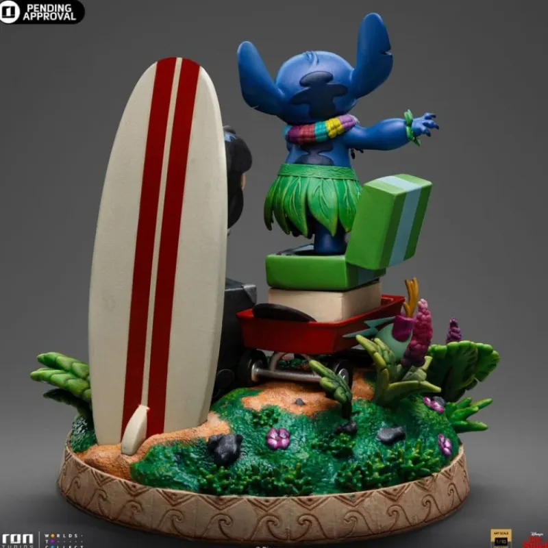 Outlet Estatua Lilo & Stitch 1/10 Deluxe Art Scale 20 cm Películas Y Personajes De Disney ·Lilo Y Stitch|Figuras Disney De Colección