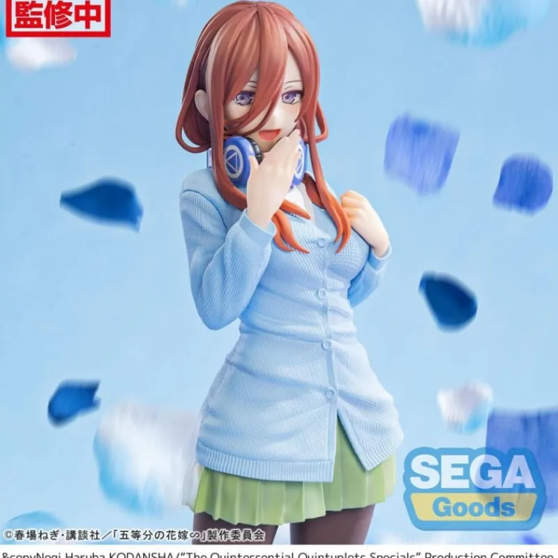 Sega Figuras^Estatua Miku Nakano 20 cm PVC The Quintessential Quintuplets