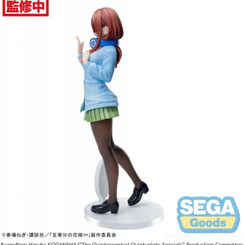Sega Figuras^Estatua Miku Nakano 20 cm PVC The Quintessential Quintuplets
