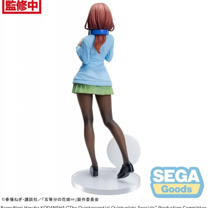 Sega Figuras^Estatua Miku Nakano 20 cm PVC The Quintessential Quintuplets