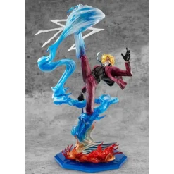 Megahouse Figuras One Piece|Figuras^Estatua One Piece P.O.P K-MAXIMUM Sanji 30 cm