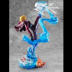 Megahouse Figuras One Piece|Figuras^Estatua One Piece P.O.P K-MAXIMUM Sanji 30 cm