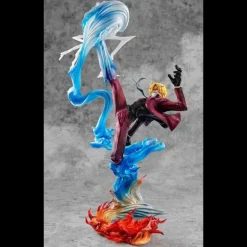 Megahouse Figuras One Piece|Figuras^Estatua One Piece P.O.P K-MAXIMUM Sanji 30 cm