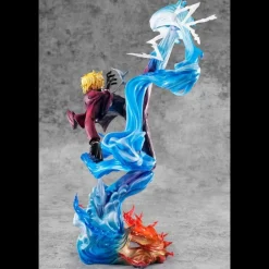 Megahouse Figuras One Piece|Figuras^Estatua One Piece P.O.P K-MAXIMUM Sanji 30 cm