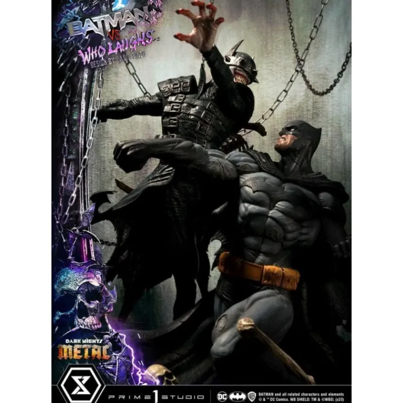 Discount Estatua Premium Batman VS Batman Who Laughs 67 cm Regalos De Superhéroes Dc|Complementos Dc