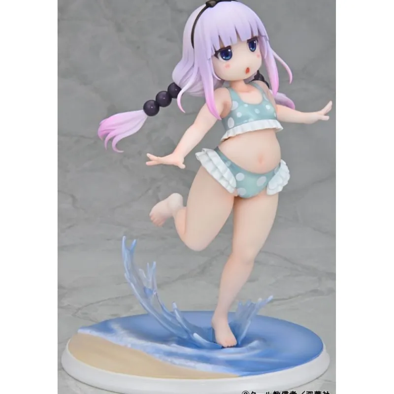 New Estatua PVC 1/6 Kanna Kamui Swimsuit On the Beach 20 cm Figuras