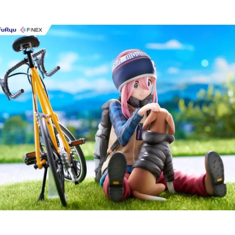 FuRyu Figuras^Estatua PVC 1/7 Laid Back Camp Nadeshiko Kagamihara 13 cm