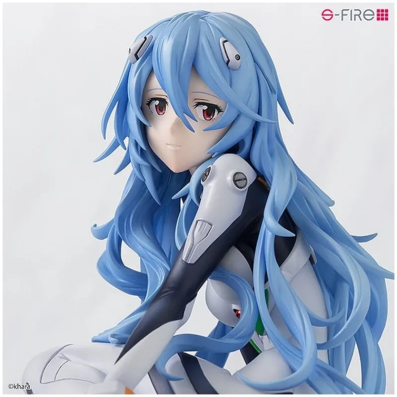 New Estatua PVC 1/7 Rei Ayanami Long Hair Ver. 11 cm de Evangelion Figuras