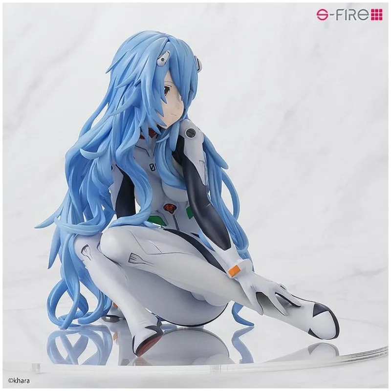 New Estatua PVC 1/7 Rei Ayanami Long Hair Ver. 11 cm de Evangelion Figuras