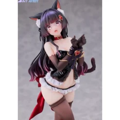 Clearance Estatua PVC 1/7 Shibarare Cat Ruhuna-chan 26 cm Figuras