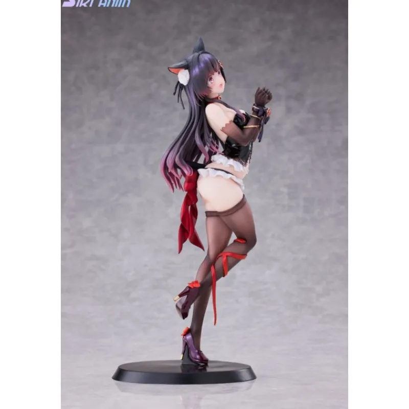 Clearance Estatua PVC 1/7 Shibarare Cat Ruhuna-chan Deluxe Edition 26 cm Figuras