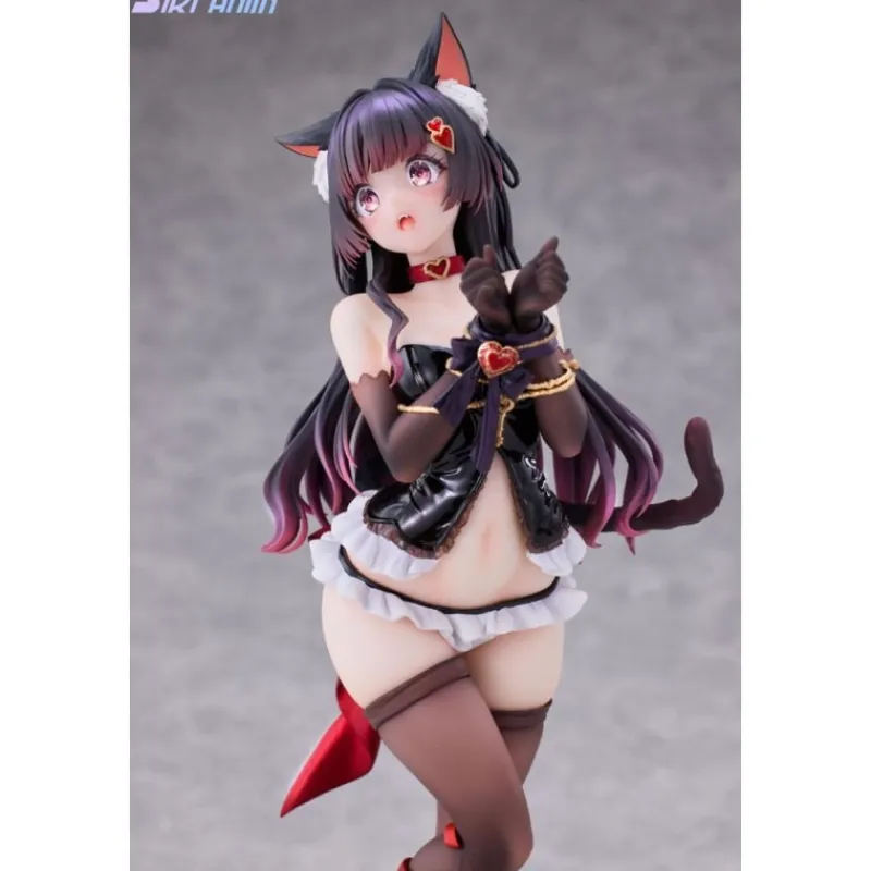 Clearance Estatua PVC 1/7 Shibarare Cat Ruhuna-chan Deluxe Edition 26 cm Figuras
