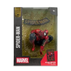 McFarlane Toys Superhéroes Marvel|Coleccionismo Marvel^Estatua PVC 1:6 Spider-Man Gold Edition 15 cm McFarlane