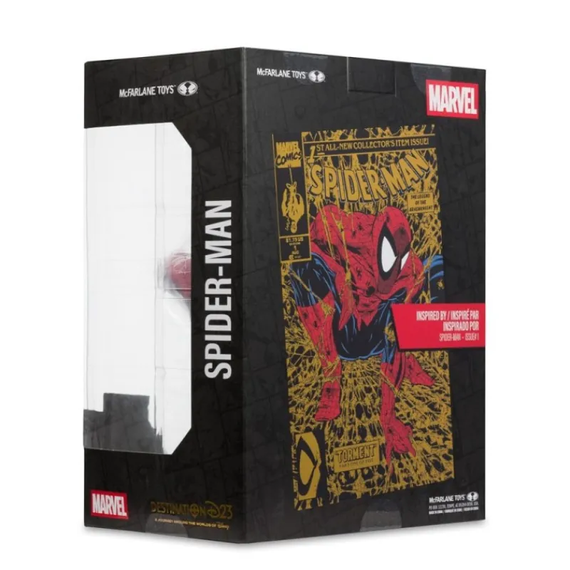 McFarlane Toys Superhéroes Marvel|Coleccionismo Marvel^Estatua PVC 1:6 Spider-Man Gold Edition 15 cm McFarlane