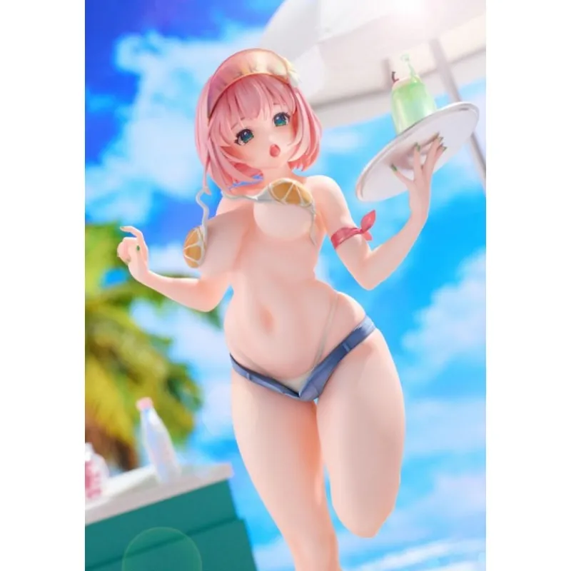 Hobby Sakura Figuras^Estatua PVC 1/7 Summer Waiter por Kink Edición Limitada