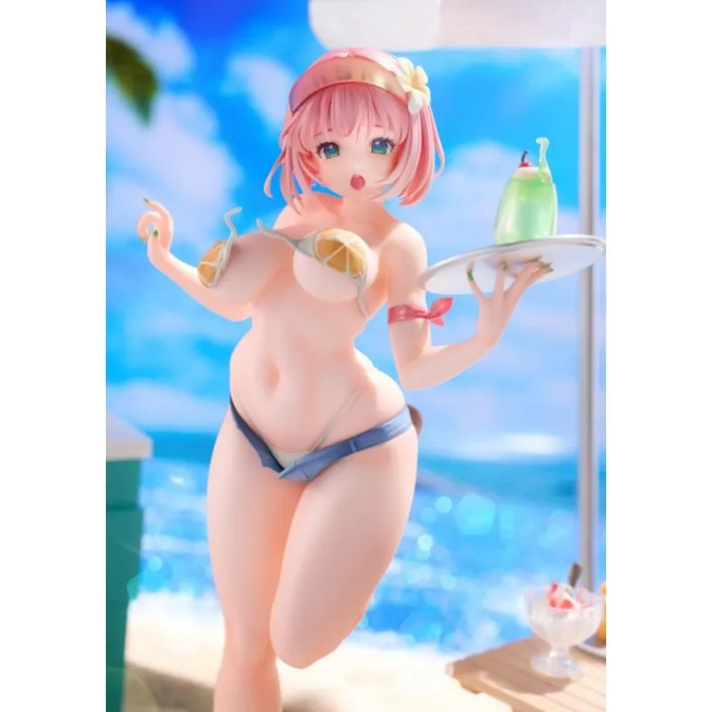Hobby Sakura Figuras^Estatua PVC 1/7 Summer Waiter por Kink Edición Limitada