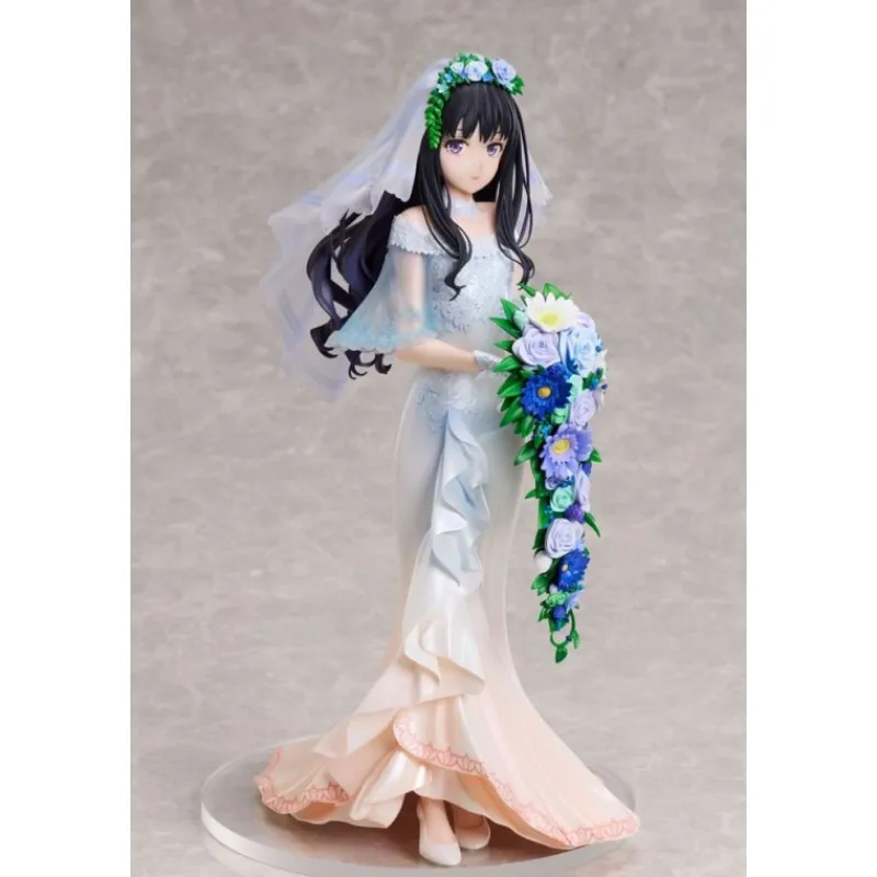 New Estatua PVC 1/7 Takina Inoue Wedding Dress Ver. 25 cm - Lycoris Recoil Figuras