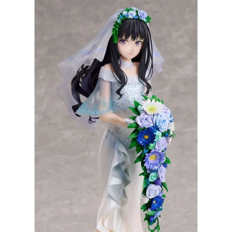 New Estatua PVC 1/7 Takina Inoue Wedding Dress Ver. 25 cm - Lycoris Recoil Figuras