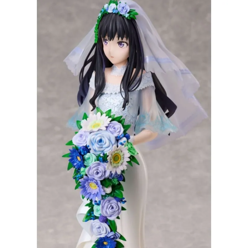New Estatua PVC 1/7 Takina Inoue Wedding Dress Ver. 25 cm - Lycoris Recoil Figuras