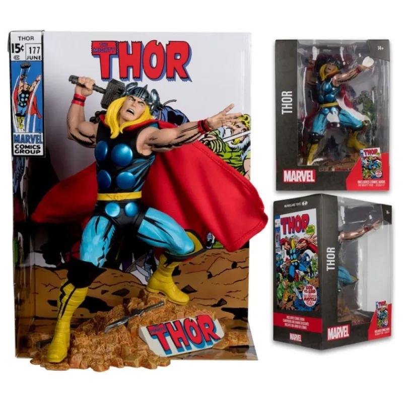 McFarlane Toys Superhéroes Marvel|Coleccionismo Marvel^Estatua PVC 1/6 Thor Marvel Collection 26 cm