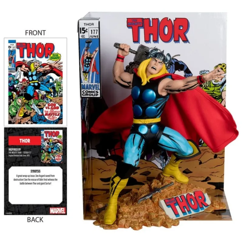 McFarlane Toys Superhéroes Marvel|Coleccionismo Marvel^Estatua PVC 1/6 Thor Marvel Collection 26 cm