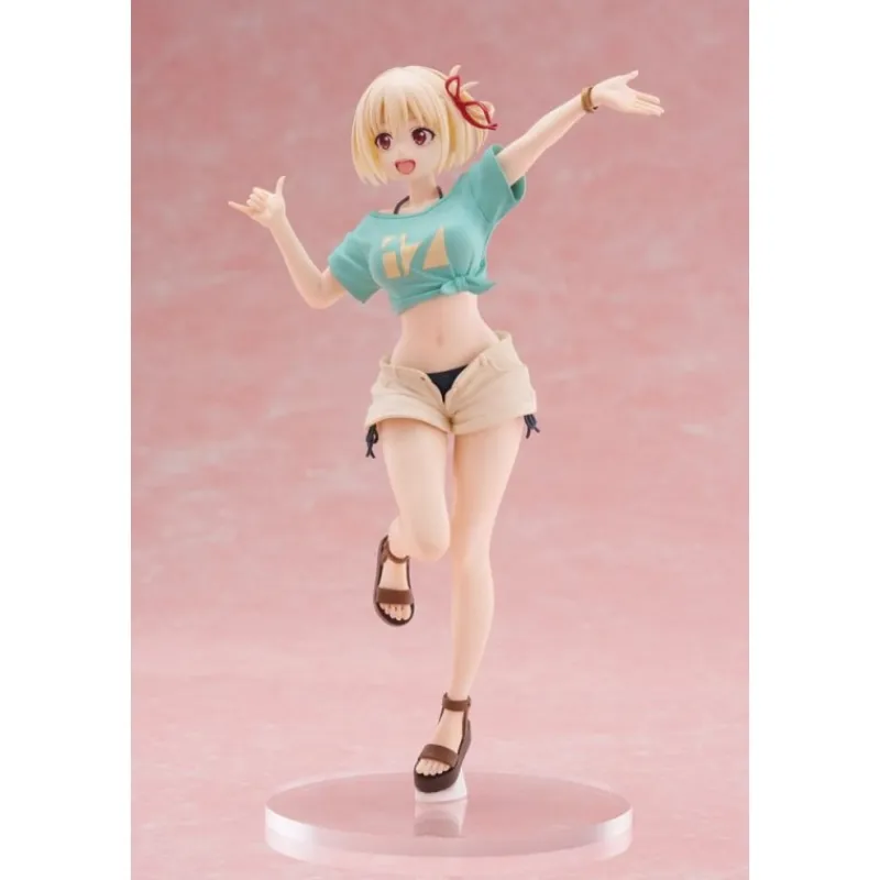 Taito Prize Figuras^Estatua PVC Coreful Chisato Nishikigi Hawaiian Ver. 18 cm