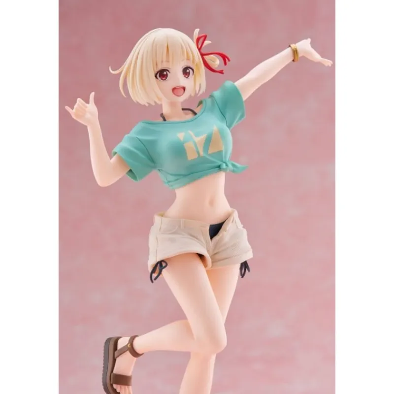 Taito Prize Figuras^Estatua PVC Coreful Chisato Nishikigi Hawaiian Ver. 18 cm