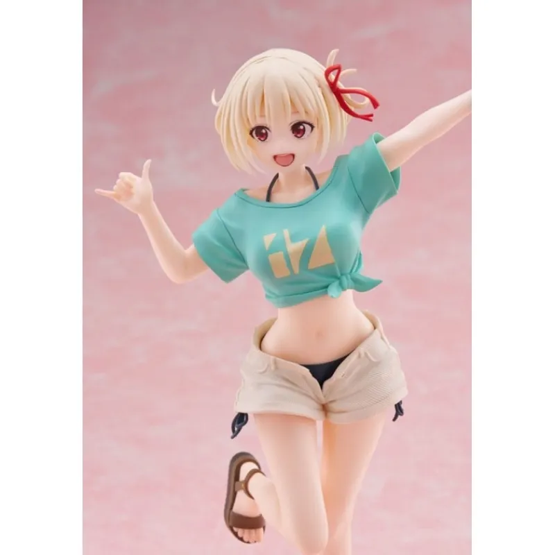 Taito Prize Figuras^Estatua PVC Coreful Chisato Nishikigi Hawaiian Ver. 18 cm