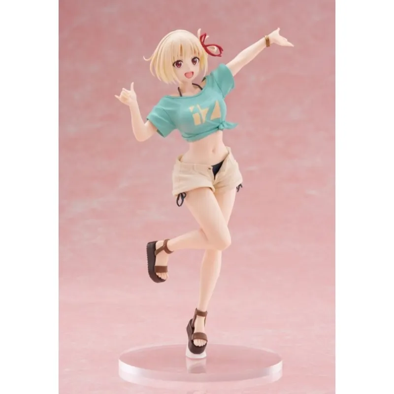 Taito Prize Figuras^Estatua PVC Coreful Chisato Nishikigi Hawaiian Ver. 18 cm