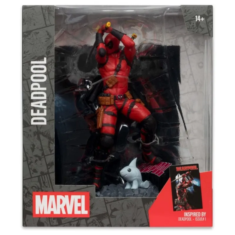 McFarlane Toys Superhéroes Marvel|Coleccionismo Marvel^Estatua PVC Deadpool 18 cm Marvel