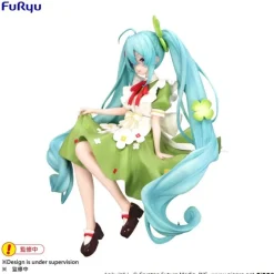 New Estatua PVC Hatsune Miku Flower Fairy Clover 15 cm Ramen Instantáneo