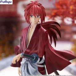 Hot Estatua PVC Kenshin Himura 19 cm Rurouni Kenshin Figuras