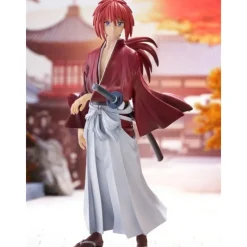Hot Estatua PVC Kenshin Himura 19 cm Rurouni Kenshin Figuras