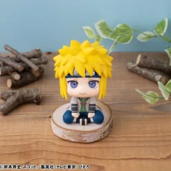 Megahouse Figuras^Estatua PVC Look Up Minato Namikaze 11 cm de Naruto Shippuden