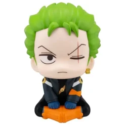 Megahouse Figuras One Piece|Katanas One Piece^Estatua PVC Look Up Roronoa Zoro Future Island Egghead 11 cm