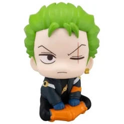 Megahouse Figuras One Piece|Katanas One Piece^Estatua PVC Look Up Roronoa Zoro Future Island Egghead 11 cm
