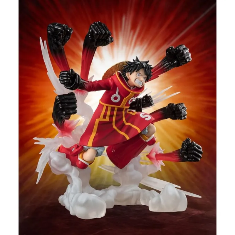Estatua PVC Monkey D. Luffy - Gum Gum Hawk Gatling - One Piece Figuarts ZERO Cosas De Luffy One Piece|Figuras One Piece
