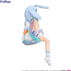 FuRyu Figuras^Estatua PVC Noodle Stopper Hatsune Miku Rabbit Ear Hood 14 cm