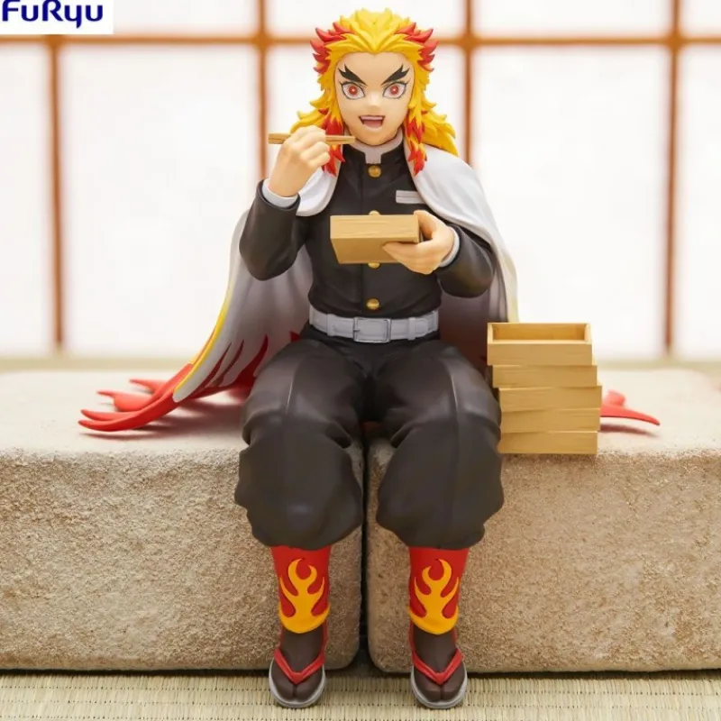 FuRyu Figuras^Estatua PVC Noodle Stopper Rengoku Kyojuro 14 cm Demon Slayer