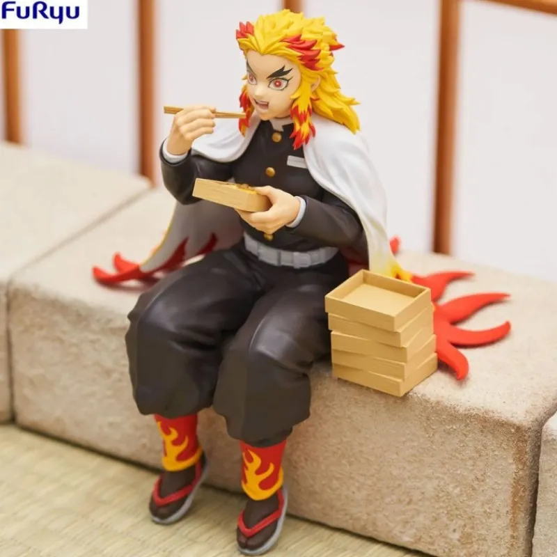 FuRyu Figuras^Estatua PVC Noodle Stopper Rengoku Kyojuro 14 cm Demon Slayer