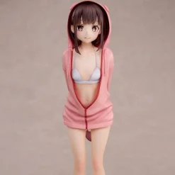 Best Estatua PVC Original Character Swimsuit Hoodie Misaki 26 cm Figuras