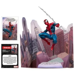 McFarlane Toys Superhéroes Marvel|Coleccionismo Marvel^Estatua Spider-Man de Marvel PVC 1/10 17 cm